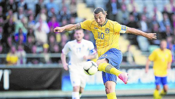 Ibrahimovic guiará  a Suecia en repechaje ante Dinamarca