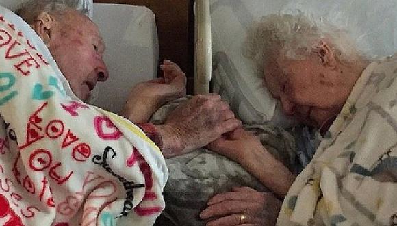 Reddit: Ancianitos se dan "último adiós" así tras 77 años de casados [FOTO]