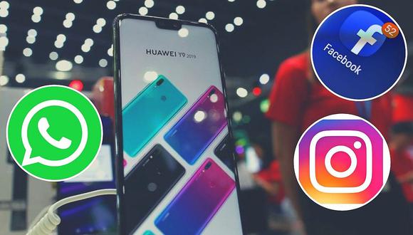 Huawei: Facebook, WhatsApp e Instagram ya no vendrán preinstalados en teléfonos de esta marca