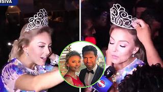 Angelique Boyer es agredida con latas de cerveza mientras era coronada | VIDEO