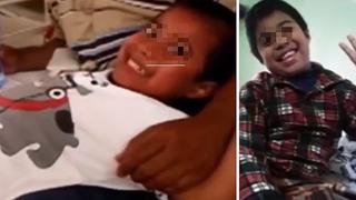 Niño peruano con epilepsia pide ser trasladado para curarse: "siento temor y miedo" (VIDEO)
