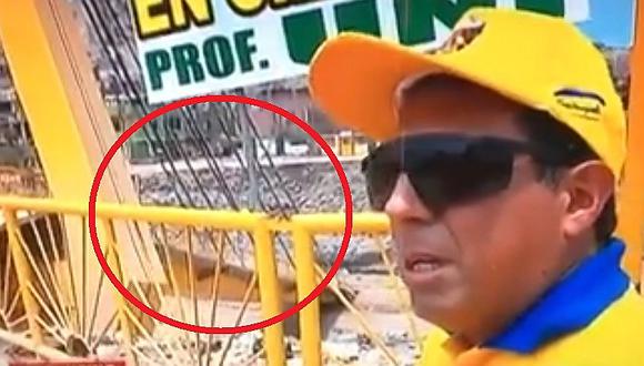 ​Gerente de Emape: "El puente no se ha caído, solo se ha desplomado" (VIDEO)