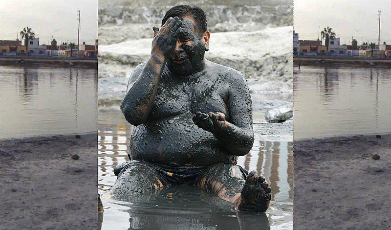 ¿Lagunas milagrosas?  Los beneficios de la laguna de barro de Chilca