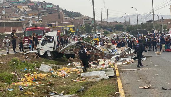 Fotos: Accidente en Mi Perú