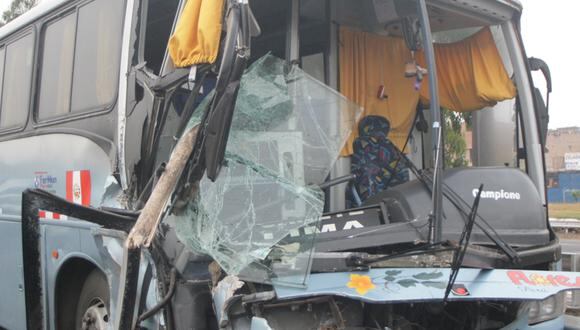 Cinco heridos en accidente de tránsito de la Panamericana Sur