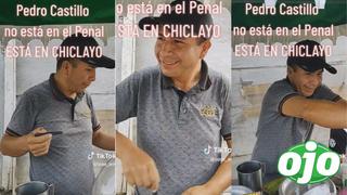Doble de Pedro Castillo vende emoliente en Chiclayo y se hace viral en TikTok