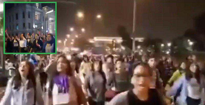 ​Mujeres marchan en las calles y protestan tras agresión a Eyvi Liset (VIDEO)