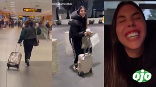 Alondra García Miró y su hilarante blooper en el aeropuerto: “Nos fuimos sin las maletas” | VIDEO