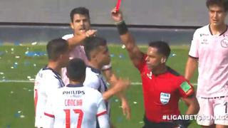 Alianza Lima, con uno menos: Benavente recibió roja directa ante Sport Boys | VIDEO
