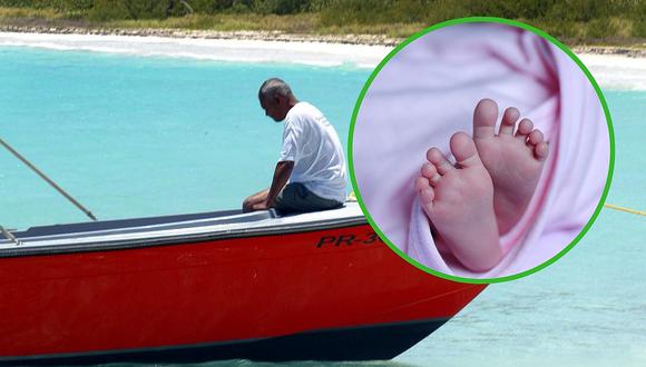 Pescador pensó que era una muñeca, pero resultó ser una bebé flotando en el mar