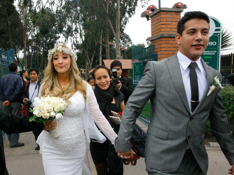 Jean Paul Santa María se casó con Romina Gachoy