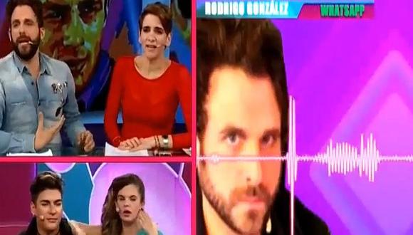 ​Rodrigo González se burla de Alejandra y Jazmín con "peluche-audios"