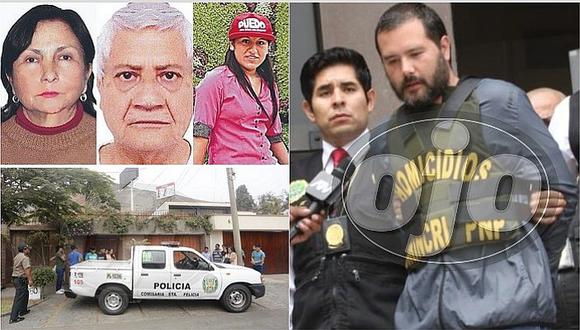Presunto autor del triple asesinato en La Molina es trasladado a la Fiscalía