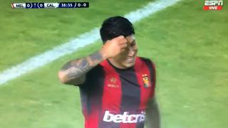 Melgar casi celebra: Luis Iberico estuvo cerca de poner el 1-0 ante Deportivo Cali | VIDEO