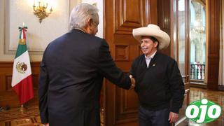Pedro Castillo se reunió con presidente mexicano Andrés López Obrador
