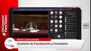 Congreso: audio de índole sexual se filtra EN VIVO durante sesión en la comisión de Fiscalización