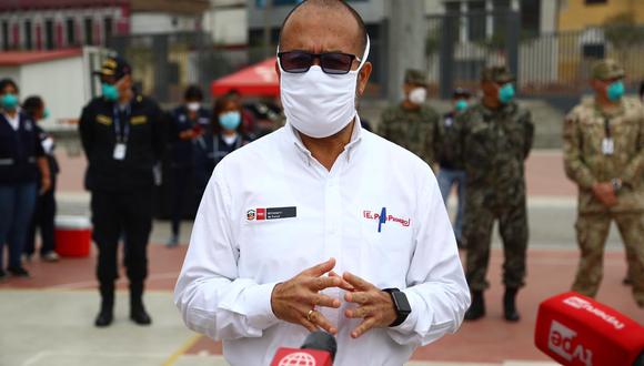 El ministro de Salud, Víctor Zamora, hizo un balance de los más de 100 días de cuarentena por la pandemia del coronavirus. (Foto: HugoCurotto/GEC)