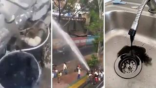 Nueva crisis en Venezuela: el agua parece "petróleo" ( VIDEOS)
