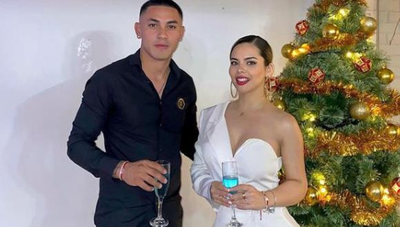 Jean Deza pasa Navidad con su novia Gabriela Alava