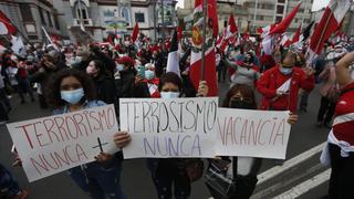 Pedro Castillo: grupos de personas protestan contra el gobierno y sus actuales ministros | FOTOS