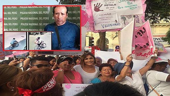 Evelyn Vela acude y apoya marcha tras asesinato de niña de 11 años (FOTOS)