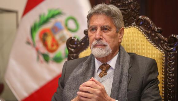 Presidente Francisco Sagasti anunció que el Perú firmó acuerdo para compra de vacunas Sputnik V  (Foto Twitter @presidenciaperu)
