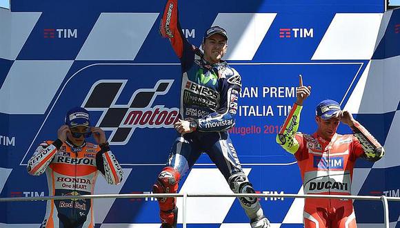 MotoGP: Un suspiro da a Jorge Lorenzo la victoria ante Marc Márquez en Italia 