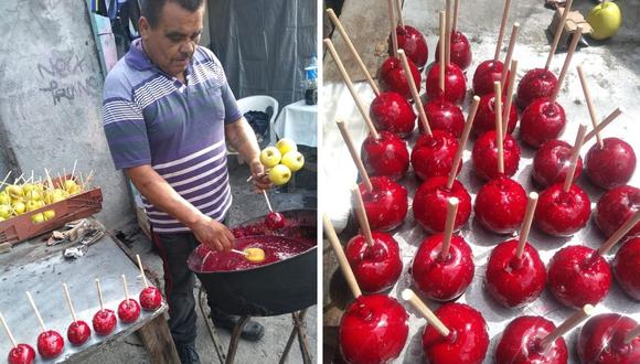 El joven expuso en redes que su padre recibió un pedido de mil quinientas manzanas y, a poco de entregar el pedido, le cancelaron. (Foto: Facebook Enrique Villapando)