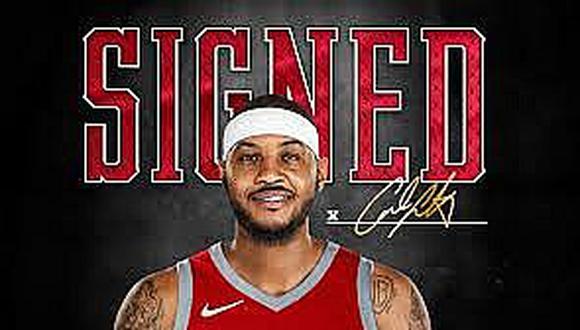 ​NBA: Carmelo Anthony firma con Rockets y ¡recibe sueldo mínimo!
