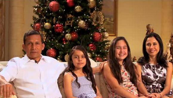 Ollanta Humala y Nadine Heredia enviaron saludo por Navidad 