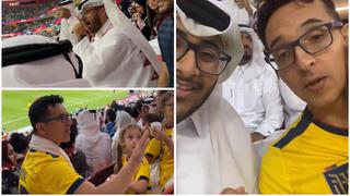 Aficionado qatarí se disculpó con ecuatoriano: discutieron por provocador gesto | VIDEO