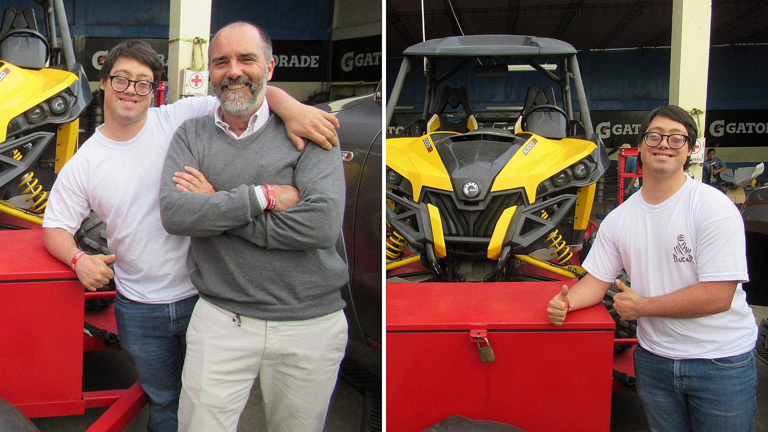 Peruano será el primer competidor con síndrome de Down en el Rally Dakar 2019 (FOTOS)