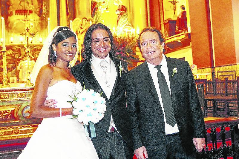 La felicidad de Dyango en el matrimonio de su hijo menor en Lima