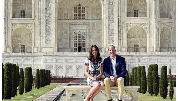 ¡Divina! Kate Middleton luce hermosa junto al Taj Mahal [FOTOS]