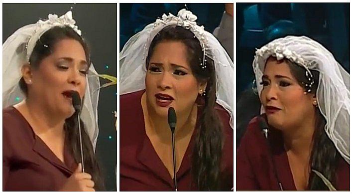 Yo Soy: Katia Palma se casó en vivo pero le aguaron la fiesta (VIDEO)