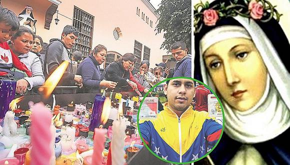 Venezolanos también le rezan a Santa Rosa de Lima y llegan hasta el Pozo de los Deseos