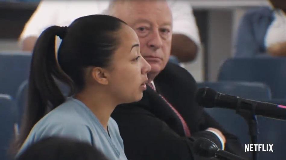 Cyntoia Brown durante audiencia en EE.UU.