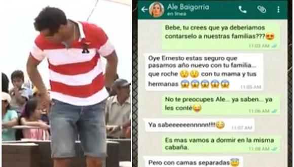 Ernesto Jiménez: le roban su celular y encuentran esta conversación con Alejandra Baigorria