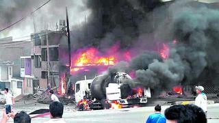 Estas fueron las causas de la fuga de gas del camión y posterior  incendio en Villa El Salvador