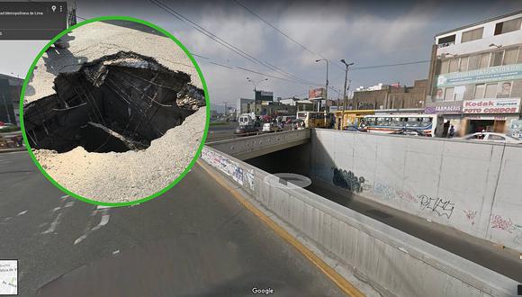 Camión provoca que pedazo de puente Tingo María se caiga (FOTOS)