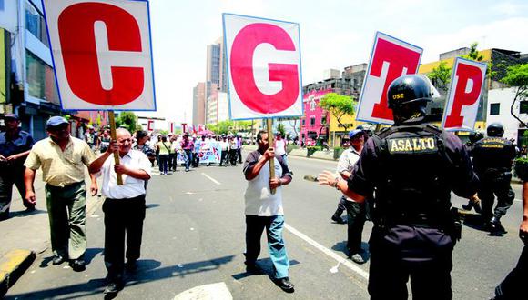 CGTP anuncia huelga nacional para el 9 de julio