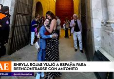 Sheyla Rojas viajó a España para celebrar el cumpleaños de su hijo Antoñito (VIDEO)