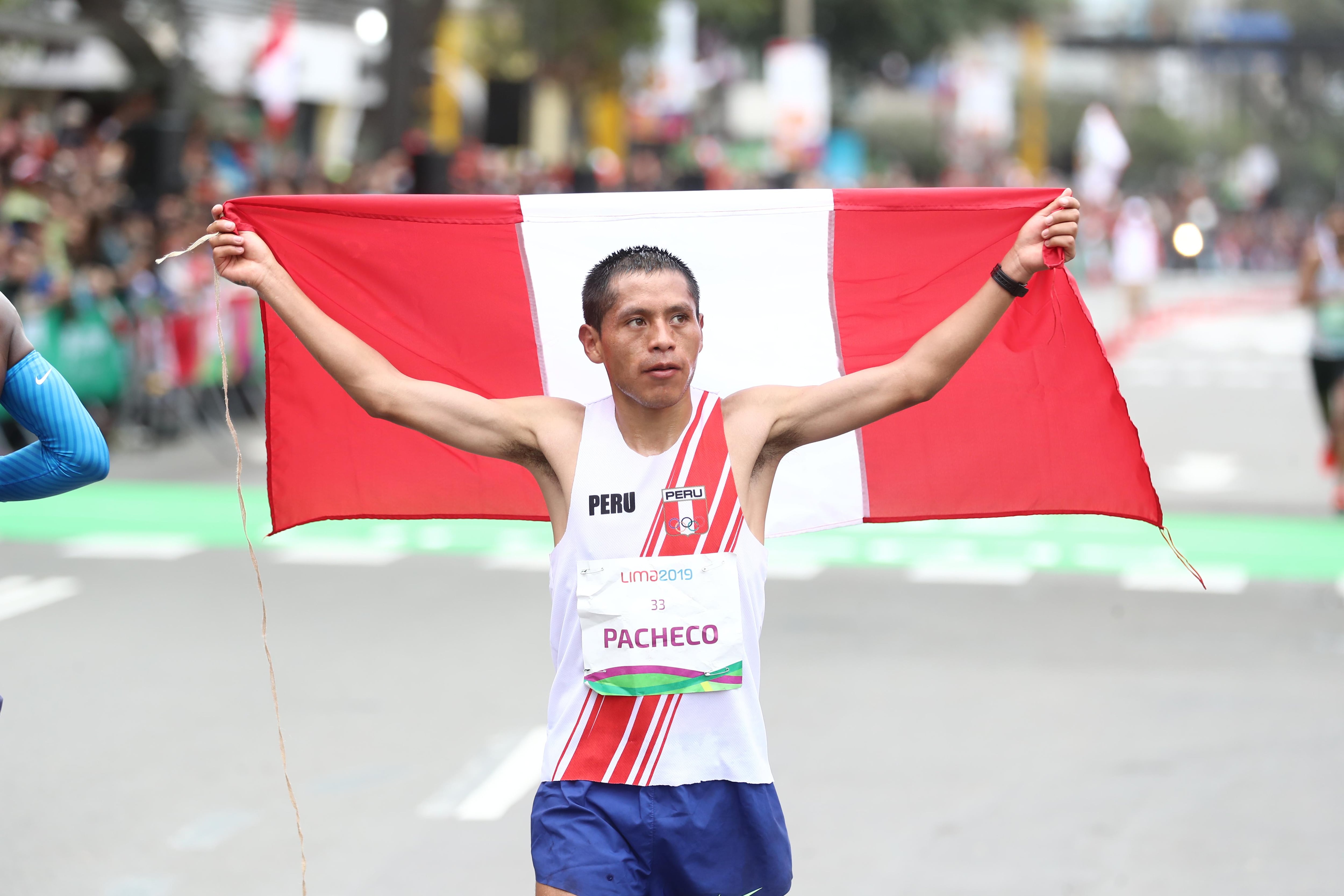 Gladys Tejeda y Christian Pacheco ganadores de medallas de oros para Perú en los Juegos Panamericanos Lima 2019 en la maraton de 42 kilometros