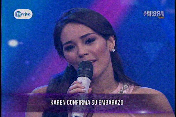 Karen Schwarz confirma embarazo y rompe en llanto [FOTOS]