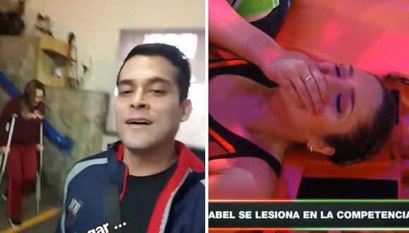 Isabel Acevedo muestra cómo se recupera de tras sufrir dolorosa lesión (VIDEO)