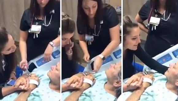 Enfermera tuvo el más bello acto de amor con mamita con cáncer terminal (VIDEO)