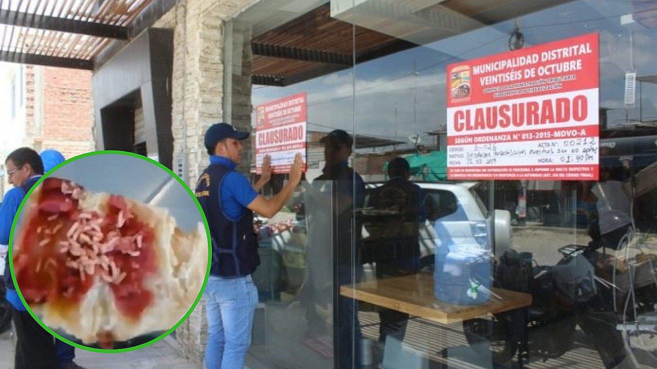 Clausuran panadería por vender empanadas con gusanos 