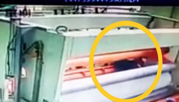 YouTube: Máquina se tragó a trabajador en China [VIDEO]