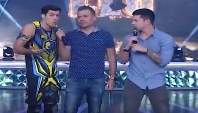 El exintegrante de “Combate” reapareció en reemplazo de Gian Piero Díaz. (Imagen: América TV)