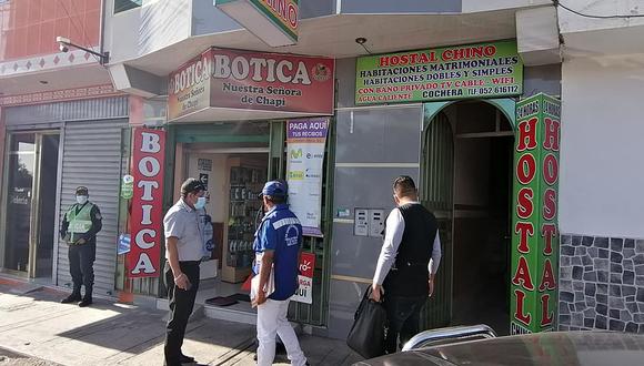 Tacna: intervienen hospedajes por incumplir con medidas de bioseguridad (Foto: Municipalidad Provincial Tacna)